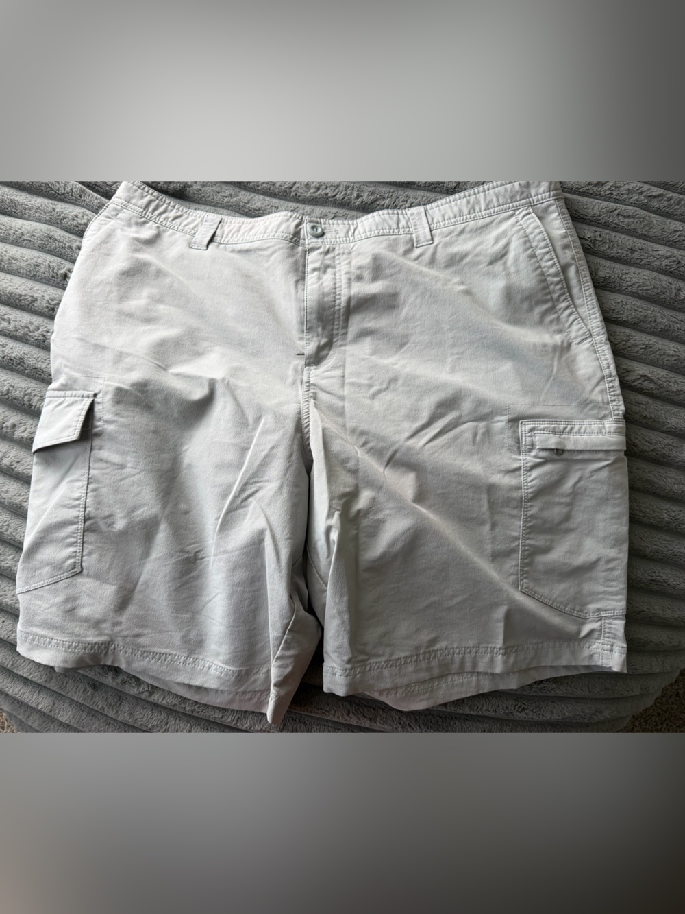 George Men's Light Gray Cargo Shorts
